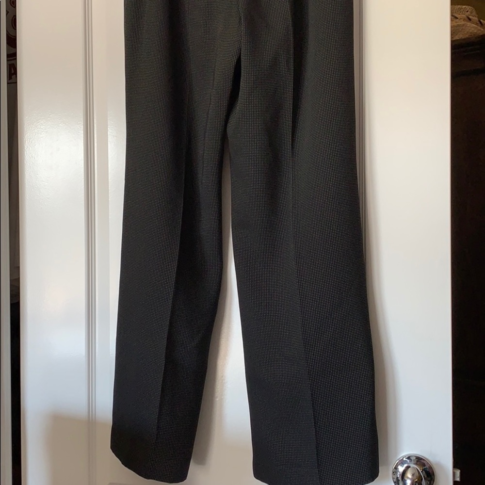 Le Suit Petite Black With White Polka dots Slacks - Picture 3 of 6